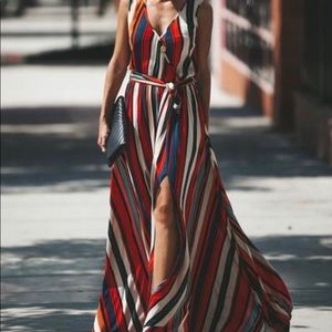 Sleeveless colorful Maxi❤️